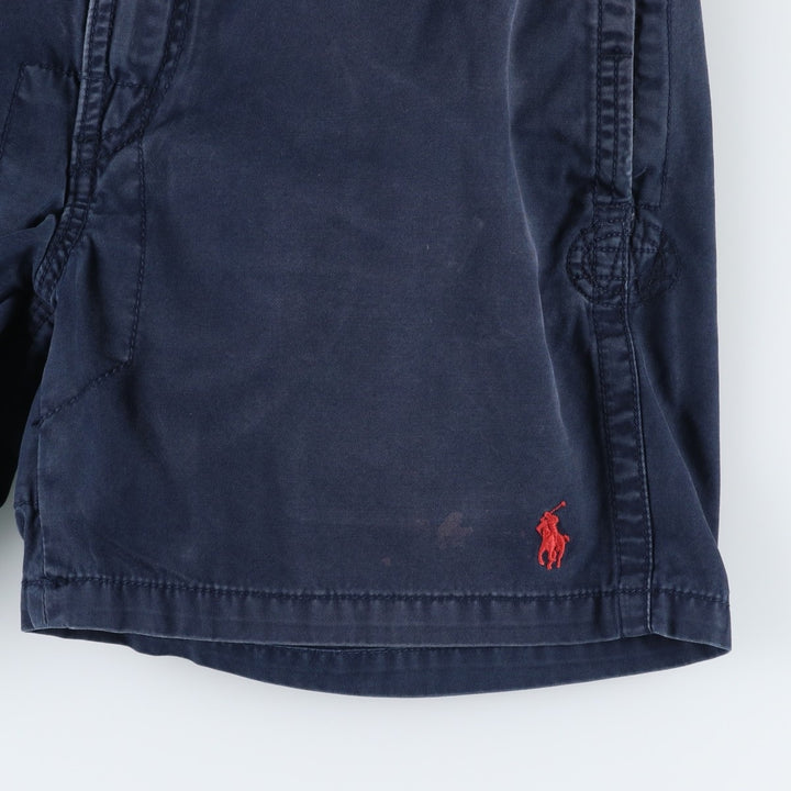 Ralph Lauren POLO by Ralph Lauren Cotton Shorts, Men's Size M (approx.) cotton navy blue type Vintage Second Hand