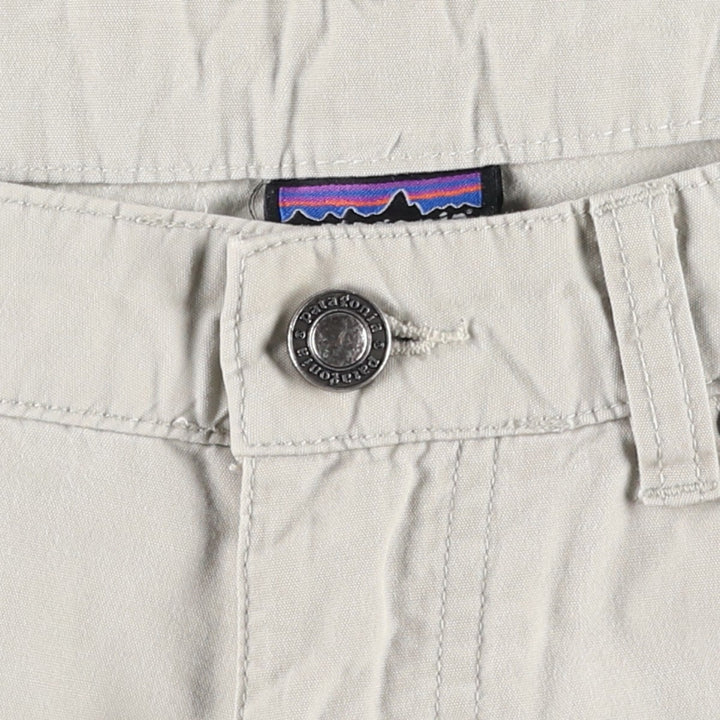 Patagonia Organic Cotton 57376SP13 Cotton Shorts, Men's W33 equivalent. Organic cotton ivory Vintage Second Hand