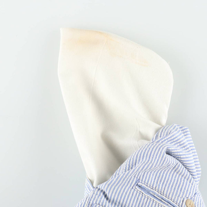 Ralph Lauren TYLER SHORT Stripe Pattern Seersucker Cotton Shorts, Men's Size W34 (approx.) cotton white type Vintage Second Hand