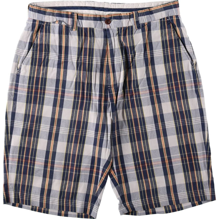 Ralph Lauren POLO by Ralph Lauren cotton shorts, men's size W34 (approx.) cotton navy blue type Vintage Second Hand