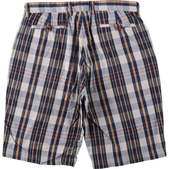 Ralph Lauren POLO by Ralph Lauren cotton shorts, men's size W34 (approx.) cotton navy blue type Vintage Second Hand