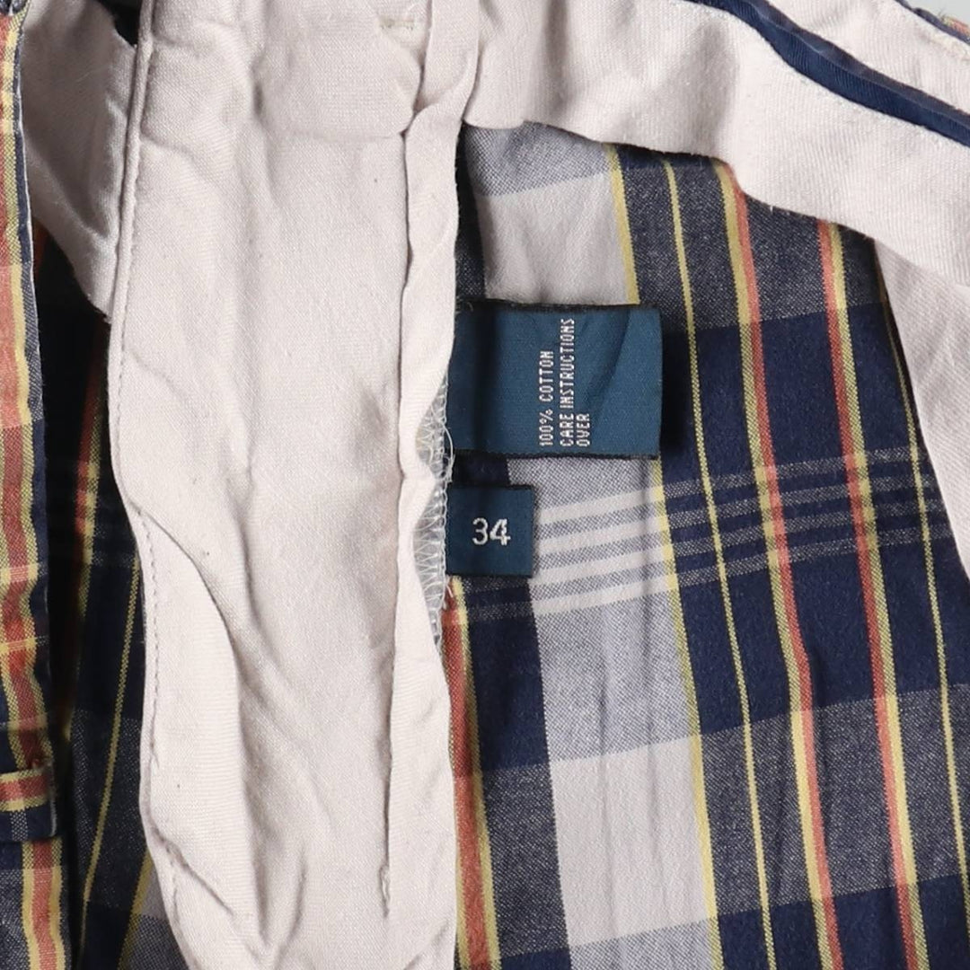 Ralph Lauren POLO by Ralph Lauren cotton shorts, men's size W34 (approx.) cotton navy blue type Vintage Second Hand