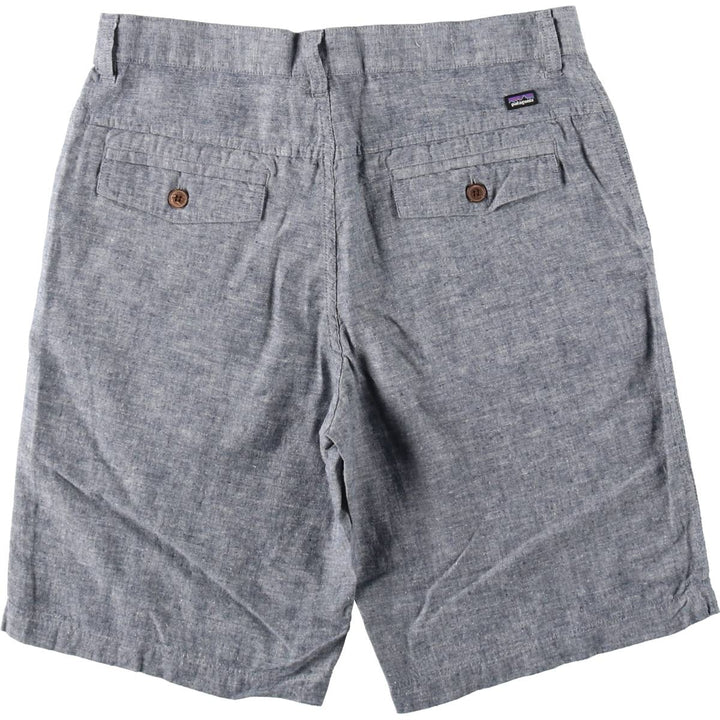 Patagonia Back Step Shorts 57736SP19 Hemp x Cotton Shorts Men's W30 (approx.) Hemp gray type Vintage Second Hand