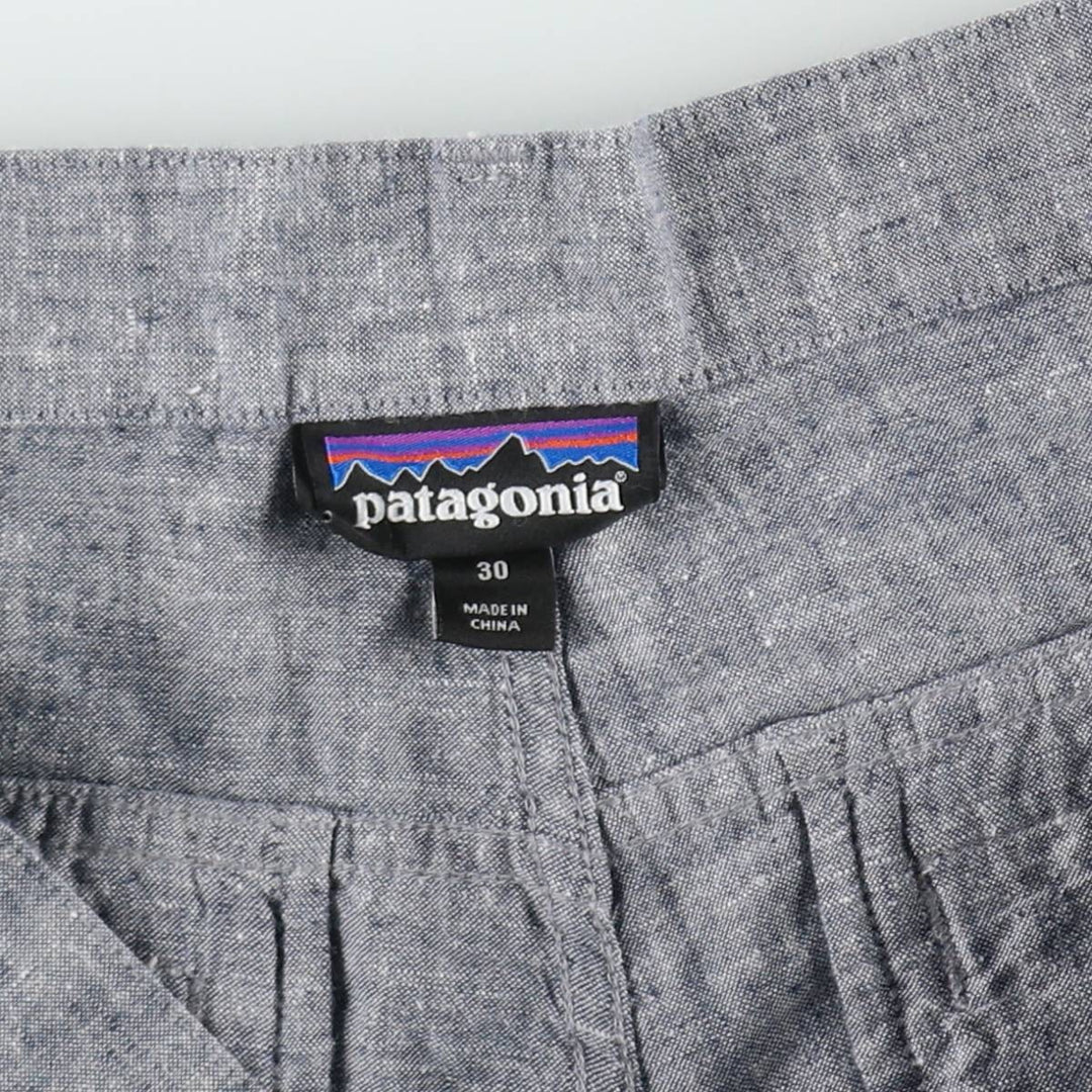 Patagonia Back Step Shorts 57736SP19 Hemp x Cotton Shorts Men's W30 (approx.) Hemp gray type Vintage Second Hand