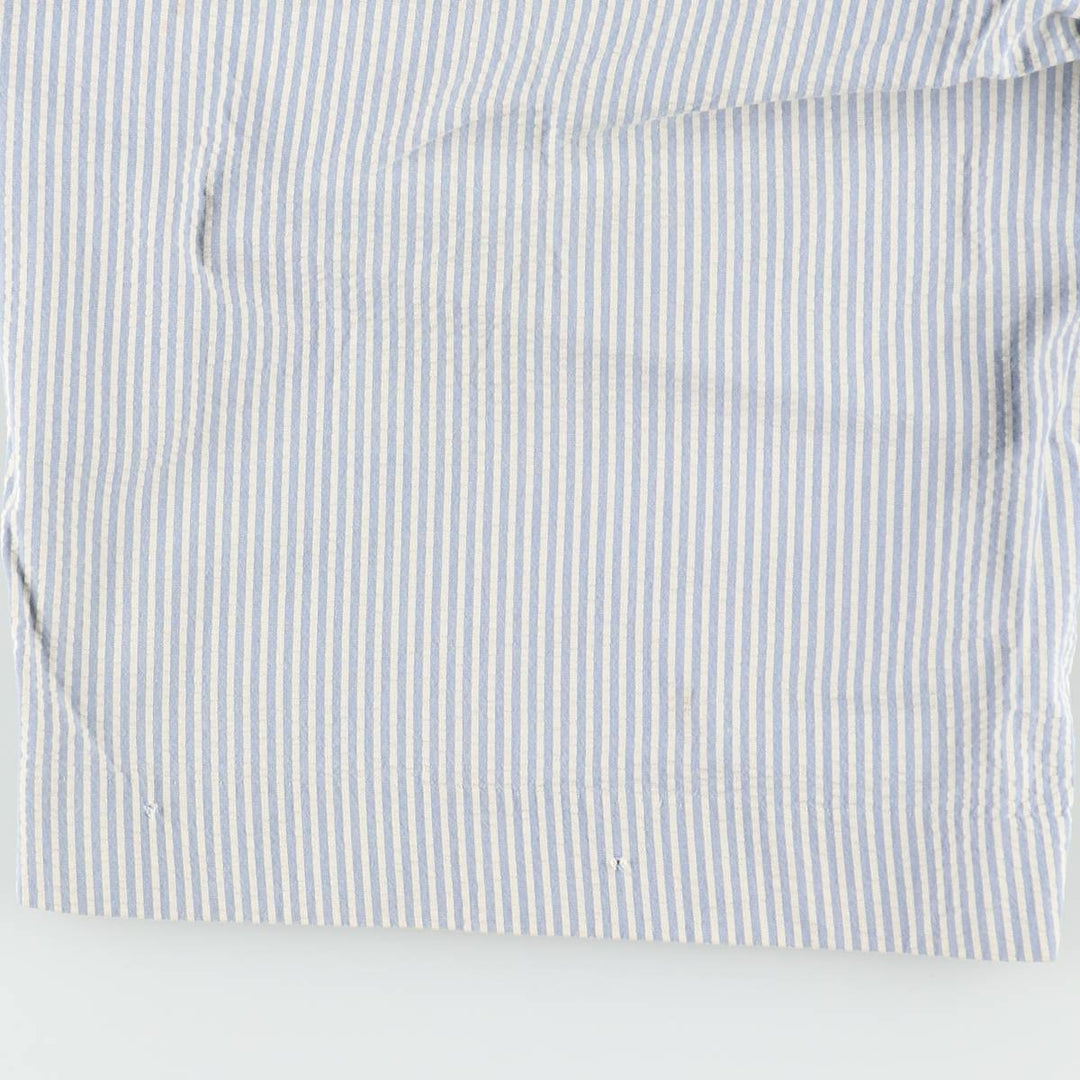 Ralph Lauren POLO by Ralph Lauren Stripe Pattern Seersucker Cotton Shorts (Men's W38 equivalent) cotton Blue type light blue Vintage Second Hand