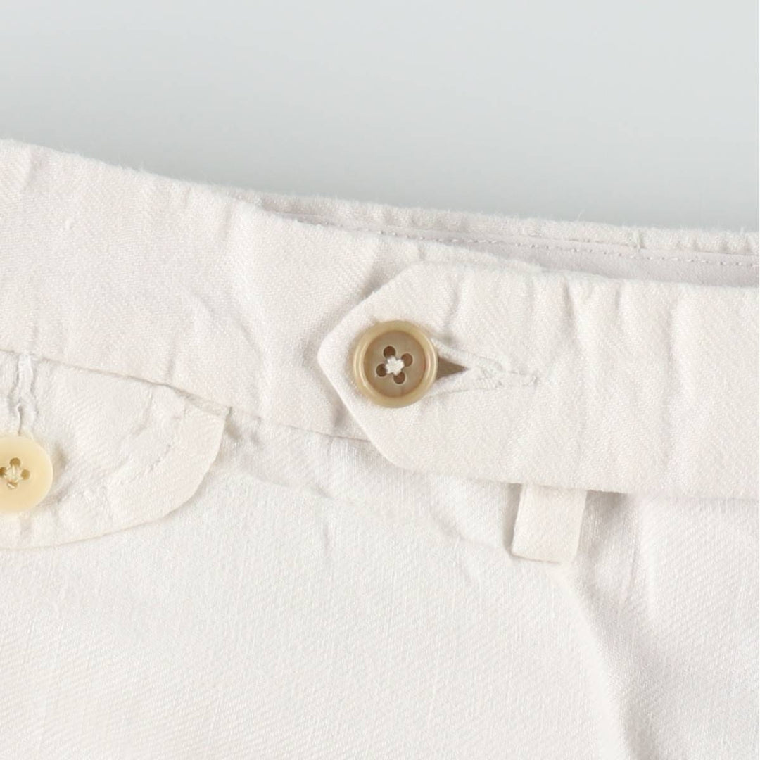 Ralph Lauren POLO by Ralph Lauren BRADBURY FIT Linen Shorts, Men's W36 equivalent. linen white type Vintage Second Hand