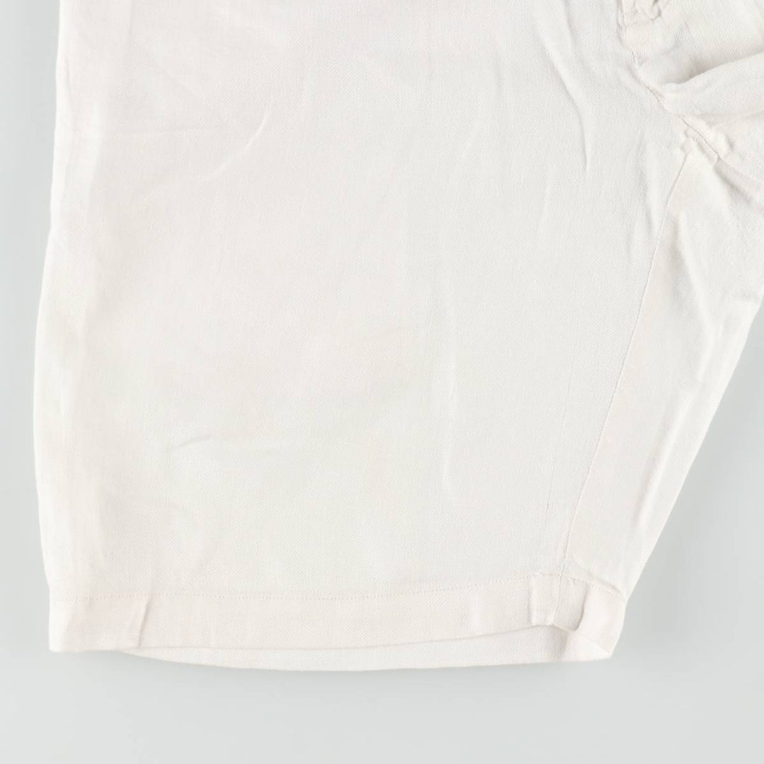 Ralph Lauren POLO by Ralph Lauren BRADBURY FIT Linen Shorts, Men's W36 equivalent. linen white type Vintage Second Hand