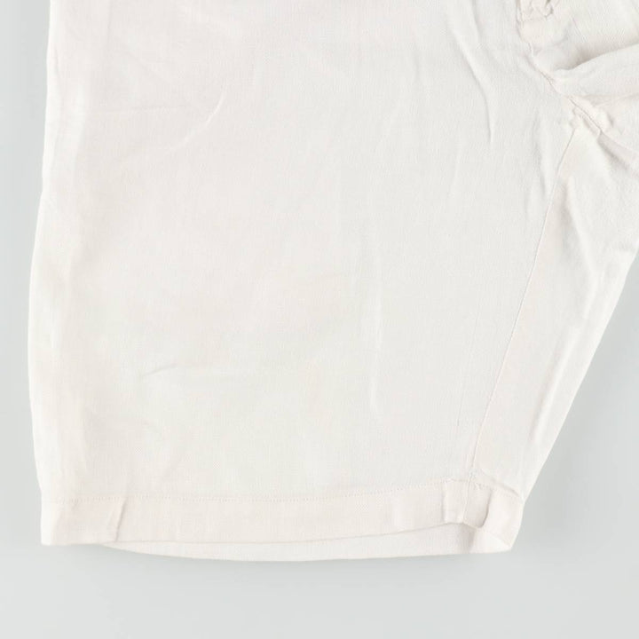 Ralph Lauren POLO by Ralph Lauren BRADBURY FIT Linen Shorts, Men's W36 equivalent. linen white type Vintage Second Hand