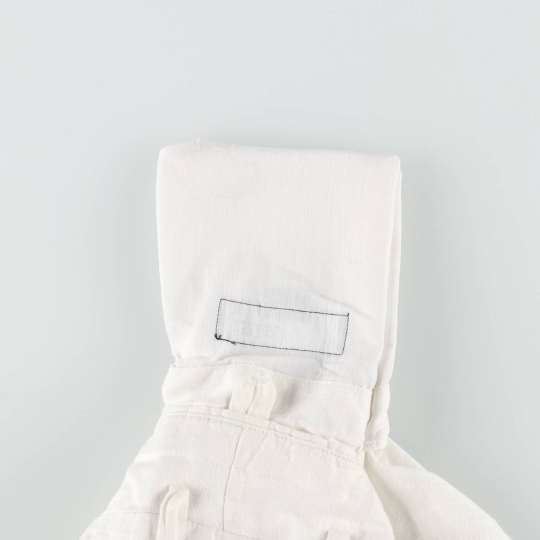 Ralph Lauren POLO by Ralph Lauren BRADBURY FIT Linen Shorts, Men's W36 equivalent. linen white type Vintage Second Hand