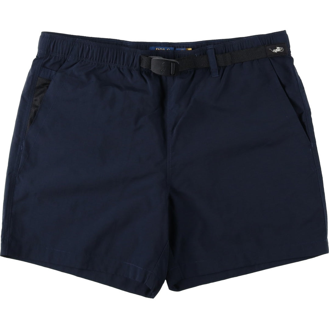 Ralph Lauren POLO RALPH LAUREN Nylon Shorts, Men's Size XL (approx.) Nylon navy blue type Vintage Second Hand