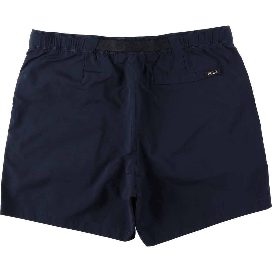 Ralph Lauren POLO RALPH LAUREN Nylon Shorts, Men's Size XL (approx.) Nylon navy blue type Vintage Second Hand