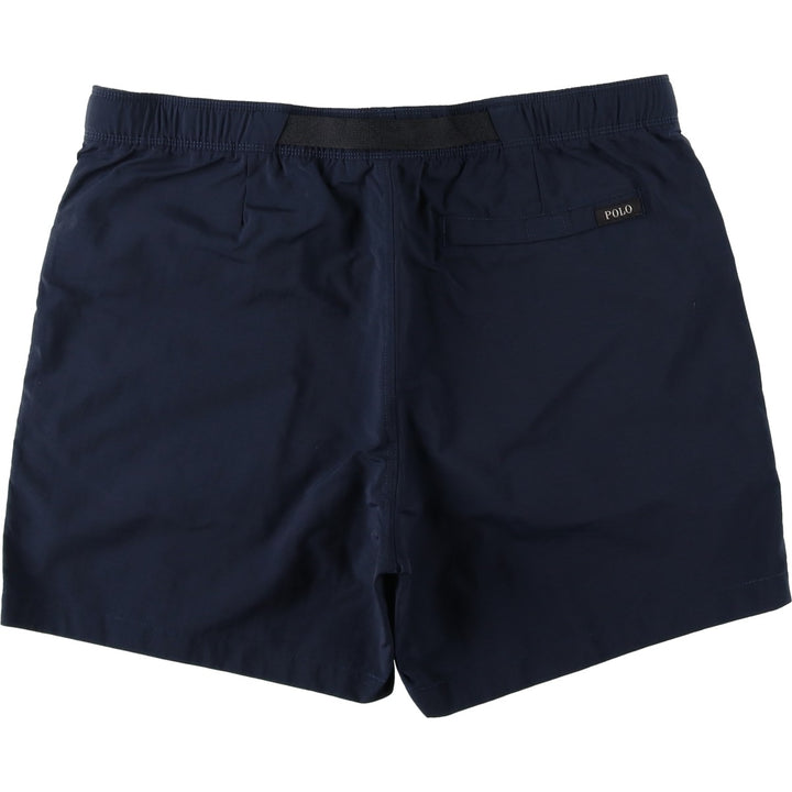 Ralph Lauren POLO RALPH LAUREN Nylon Shorts, Men's Size XL (approx.) Nylon navy blue type Vintage Second Hand