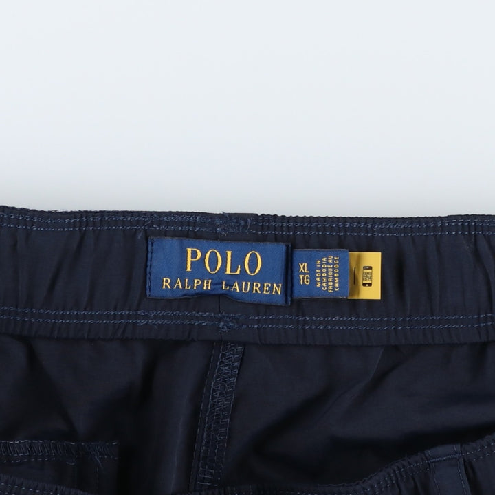 Ralph Lauren POLO RALPH LAUREN Nylon Shorts, Men's Size XL (approx.) Nylon navy blue type Vintage Second Hand