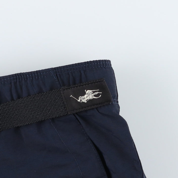 Ralph Lauren POLO RALPH LAUREN Nylon Shorts, Men's Size XL (approx.) Nylon navy blue type Vintage Second Hand