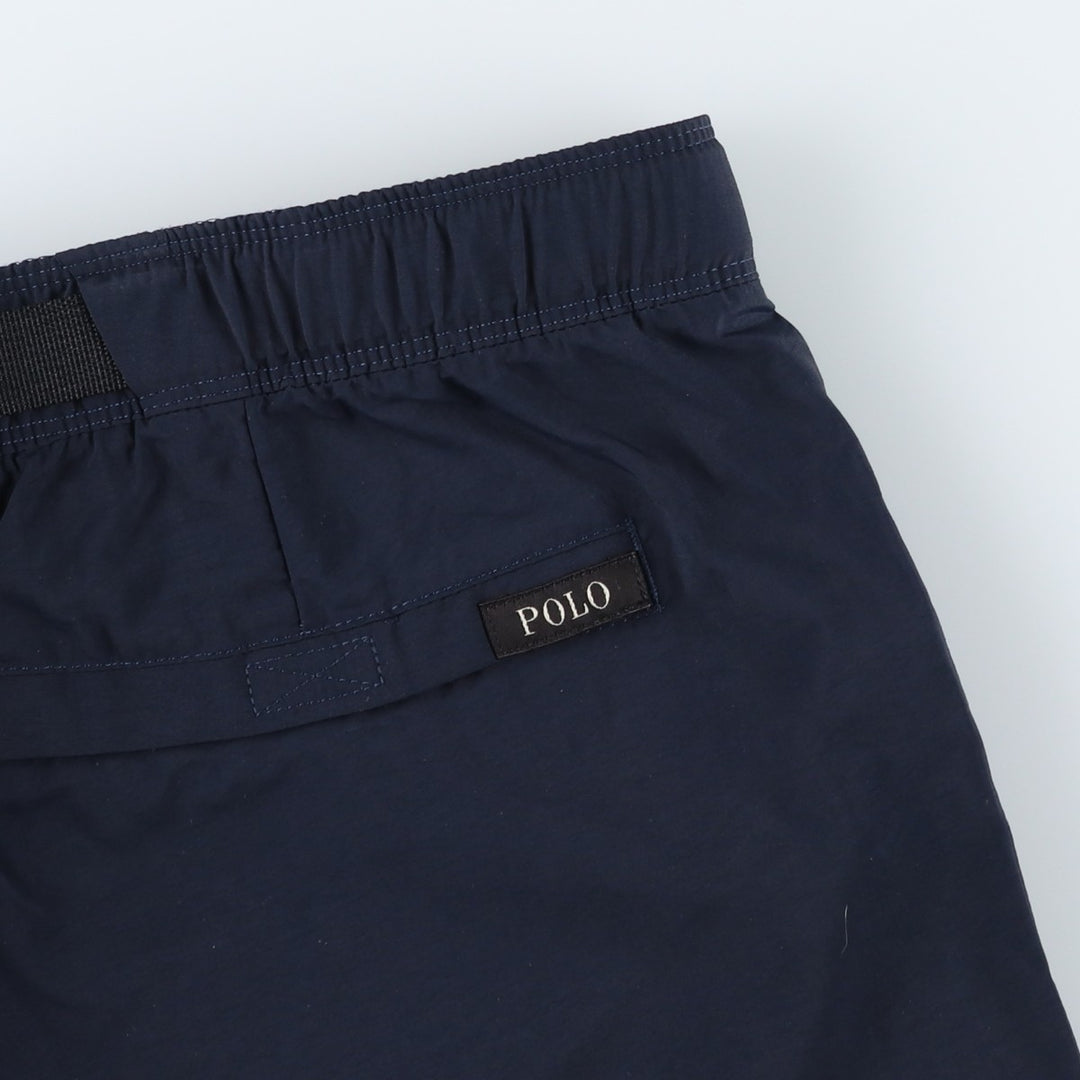 Ralph Lauren POLO RALPH LAUREN Nylon Shorts, Men's Size XL (approx.) Nylon navy blue type Vintage Second Hand
