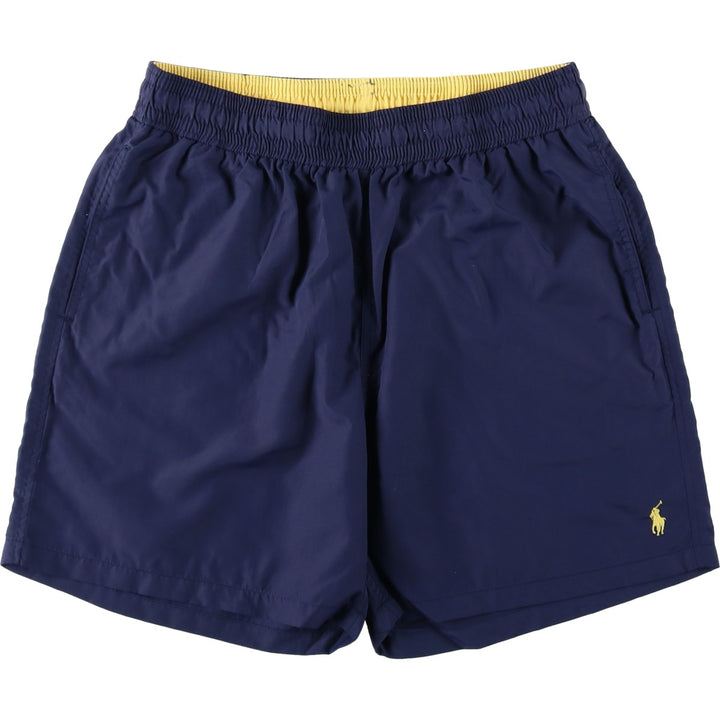 Ralph Lauren POLO by Ralph Lauren swim shorts, men's size L Nylon navy blue type Vintage Second Hand