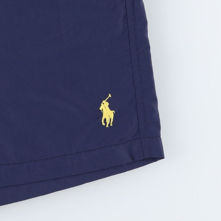 Ralph Lauren POLO by Ralph Lauren swim shorts, men's size L Nylon navy blue type Vintage Second Hand