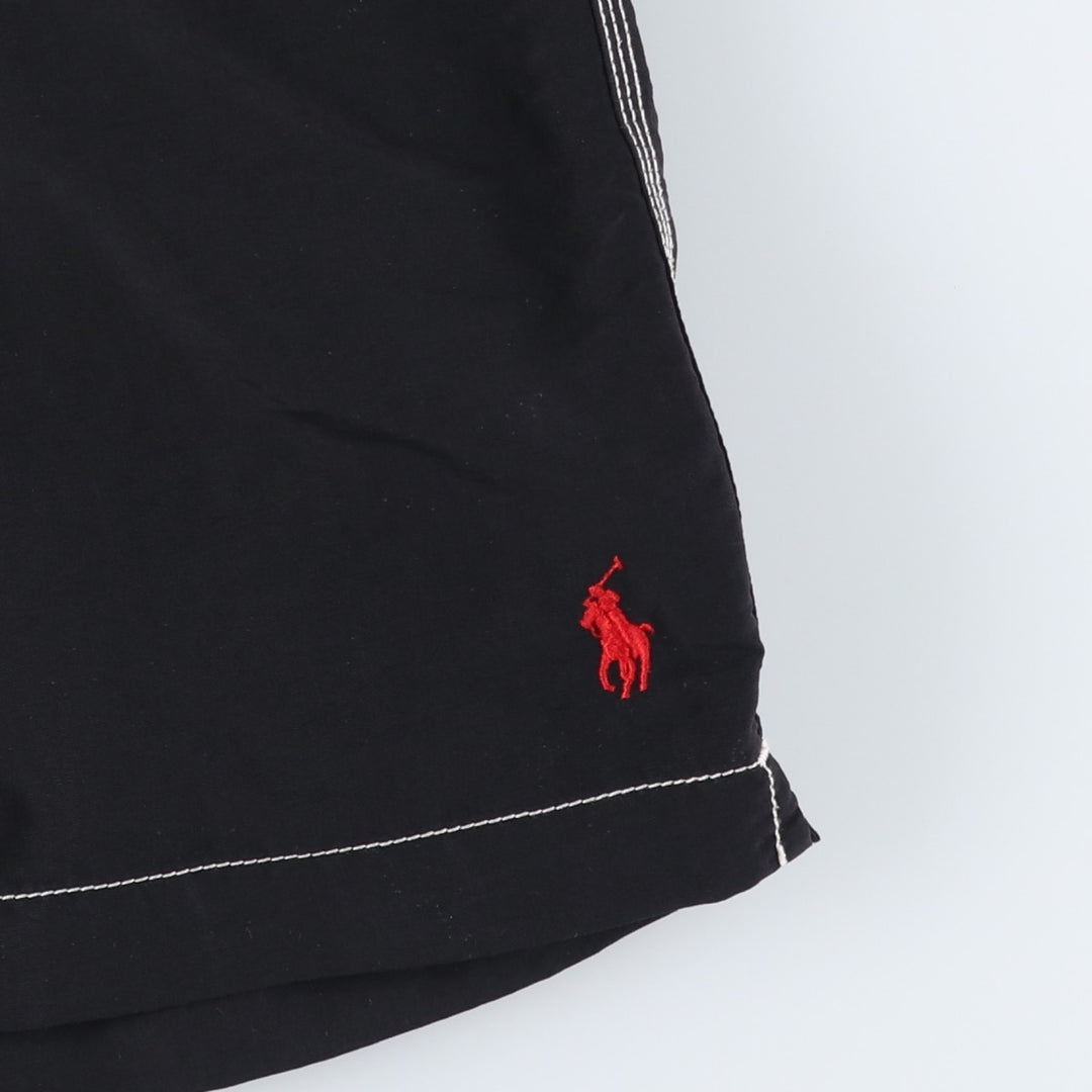 Ralph Lauren POLO by Ralph Lauren Swim Shorts (Men's Size L) Nylon black type Vintage Second Hand