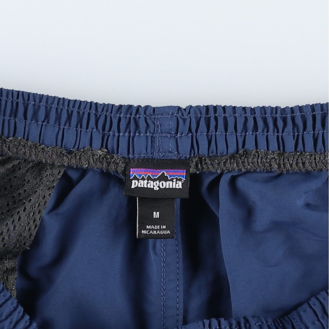 Patagonia Baggies Shorts 5-inch 57021SP19 Swim Shorts (Men's Size M) Nylon navy blue type Vintage Second Hand