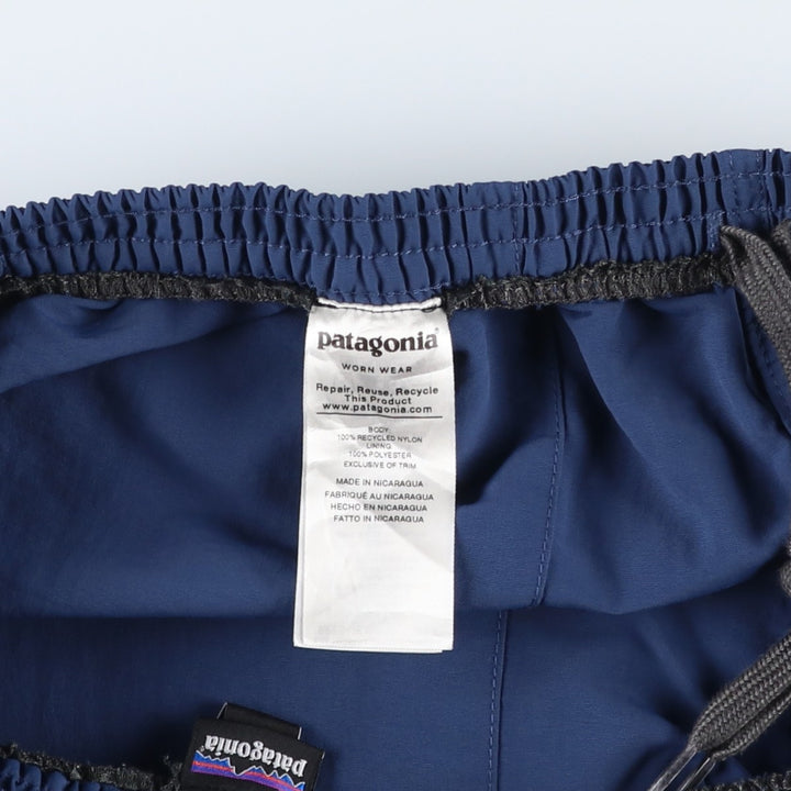 Patagonia Baggies Shorts 5-inch 57021SP19 Swim Shorts (Men's Size M) Nylon navy blue type Vintage Second Hand