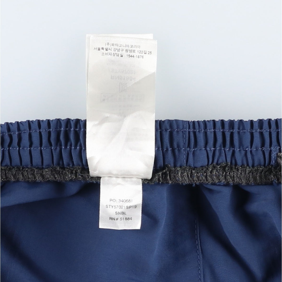 Patagonia Baggies Shorts 5-inch 57021SP19 Swim Shorts (Men's Size M) Nylon navy blue type Vintage Second Hand