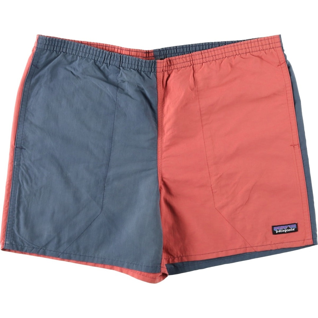 Patagonia Baggies Shorts 5-inch 5702SP22 Two-tone Swim Shorts (Men's Size M) Nylon red type Vintage Second Hand