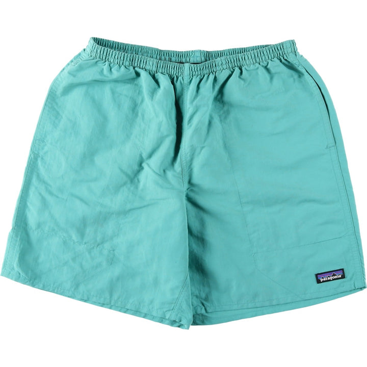 Patagonia Baggies Long 7-inch Swim Shorts (58034SP20) - Men's Size M (approx.) Nylon Emerald green Vintage Second Hand