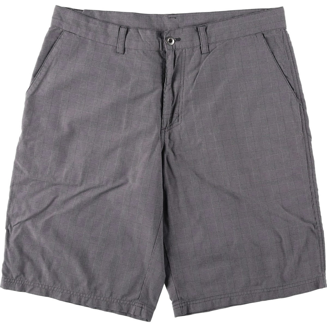Patagonia 57730SP11 Check Pattern Nylon Shorts (Men's W37 equivalent) Nylon gray type Vintage Second Hand