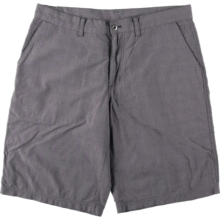 Patagonia 57730SP11 Check Pattern Nylon Shorts (Men's W37 equivalent) Nylon gray type Vintage Second Hand