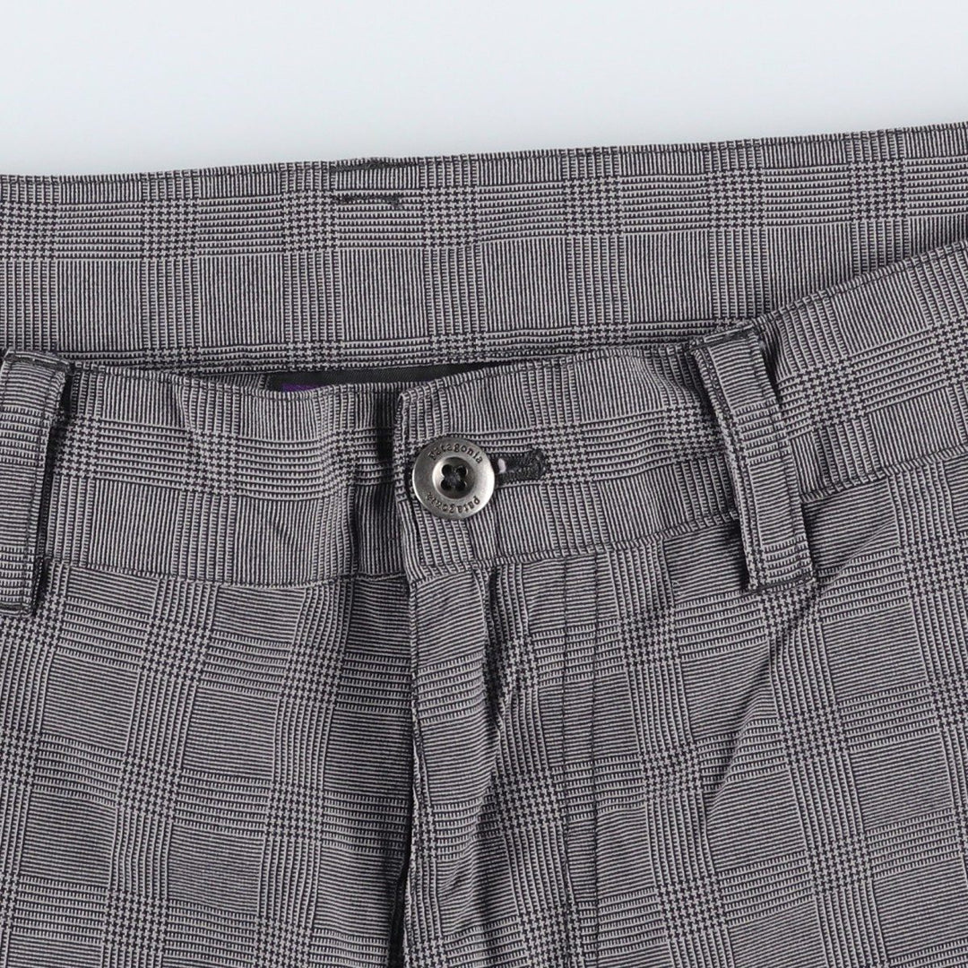 Patagonia 57730SP11 Check Pattern Nylon Shorts (Men's W37 equivalent) Nylon gray type Vintage Second Hand