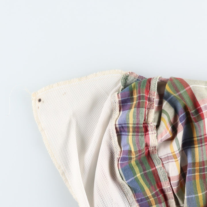 Ralph Lauren POLO SPORT Check Pattern Swim Shorts (Men's Size L) cotton green type Vintage Second Hand