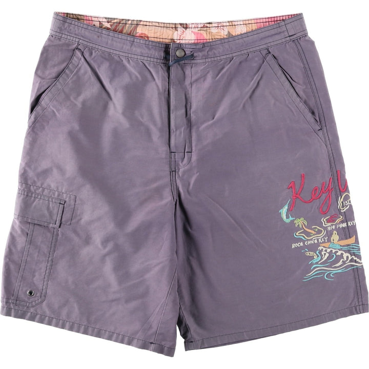 Ralph Lauren POLO SPORT swim shorts, men's size M (approx.) cotton purple type Vintage Second Hand