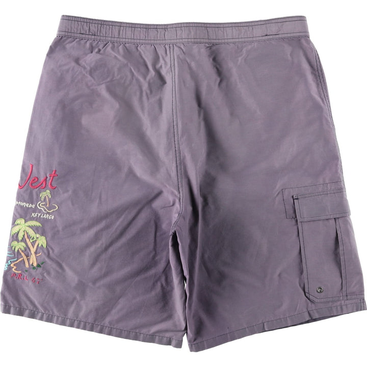 Ralph Lauren POLO SPORT swim shorts, men's size M (approx.) cotton purple type Vintage Second Hand