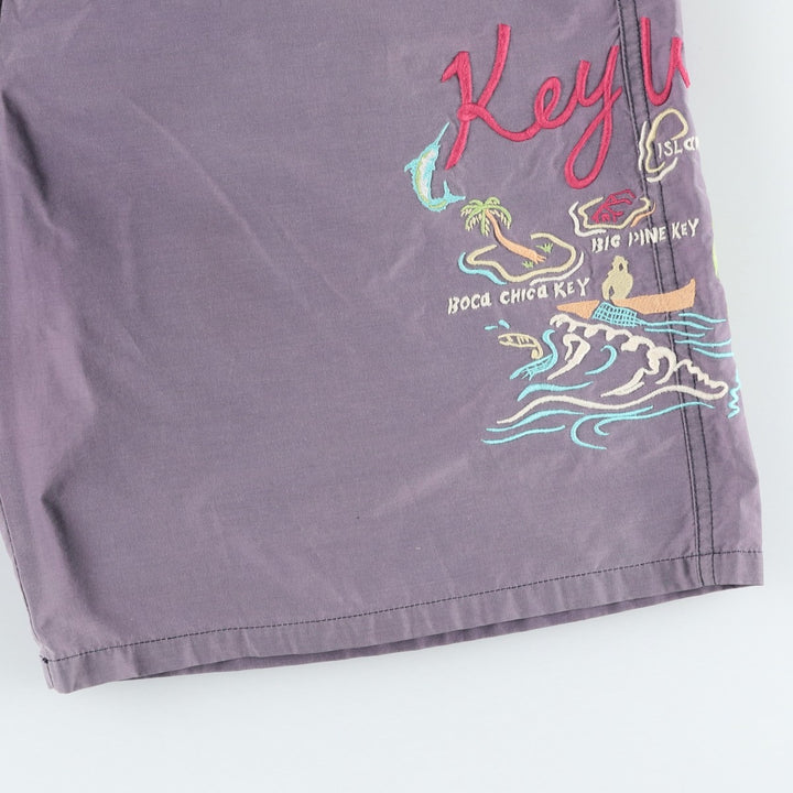 Ralph Lauren POLO SPORT swim shorts, men's size M (approx.) cotton purple type Vintage Second Hand