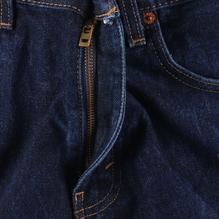Dark navy Levi's 517 bootcut denim pants, men's size W34 (approx.) cotton navy blue type Vintage Second Hand