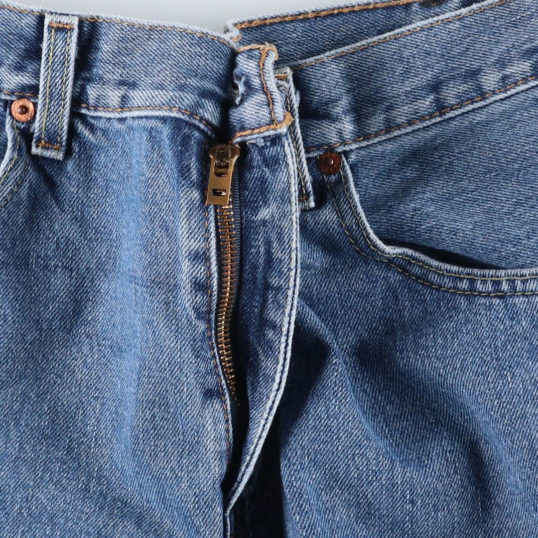 Levi's 517 Bootcut Denim Pants for Men, W33 equivalent cotton blue type Vintage Second Hand