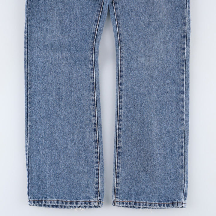 Levi's 517 Bootcut Denim Pants for Men, W33 equivalent cotton blue type Vintage Second Hand