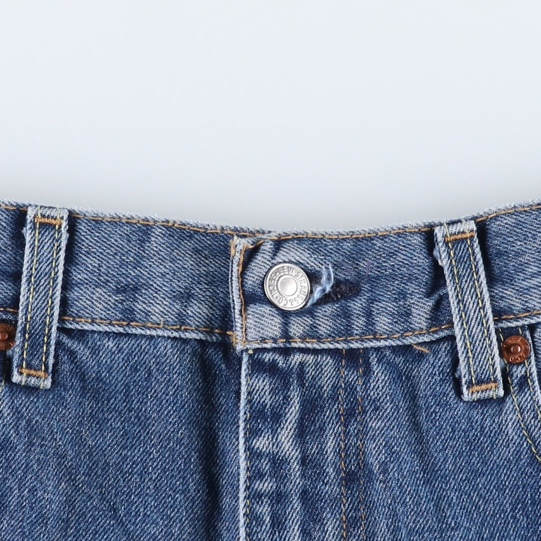 Levi's 517 Bootcut Denim Pants for Men, W33 equivalent cotton blue type Vintage Second Hand