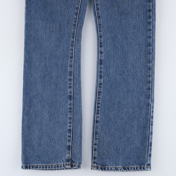 Levi's 517 Bootcut Denim Pants for Men, W33 equivalent cotton blue type Vintage Second Hand
