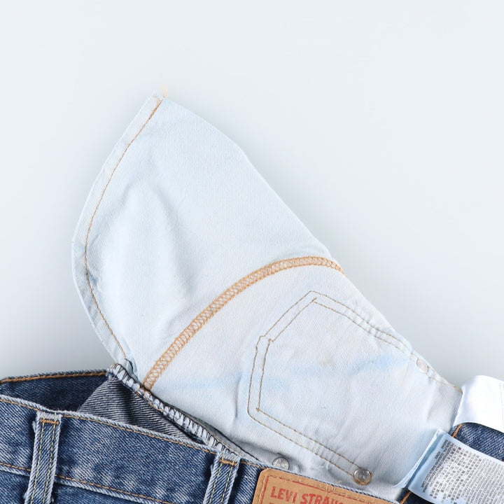 Levi's 517 Bootcut Denim Pants for Men, W33 equivalent cotton blue type Vintage Second Hand