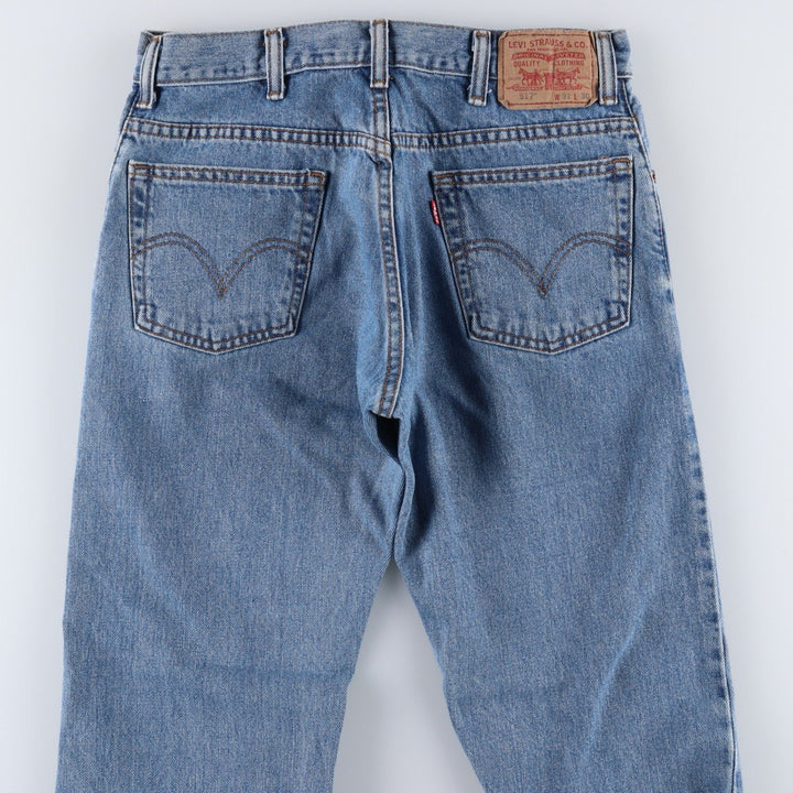Levi's 517 BOOT CUT Bootcut denim pants for men, size w32 cotton blue type Vintage Second Hand