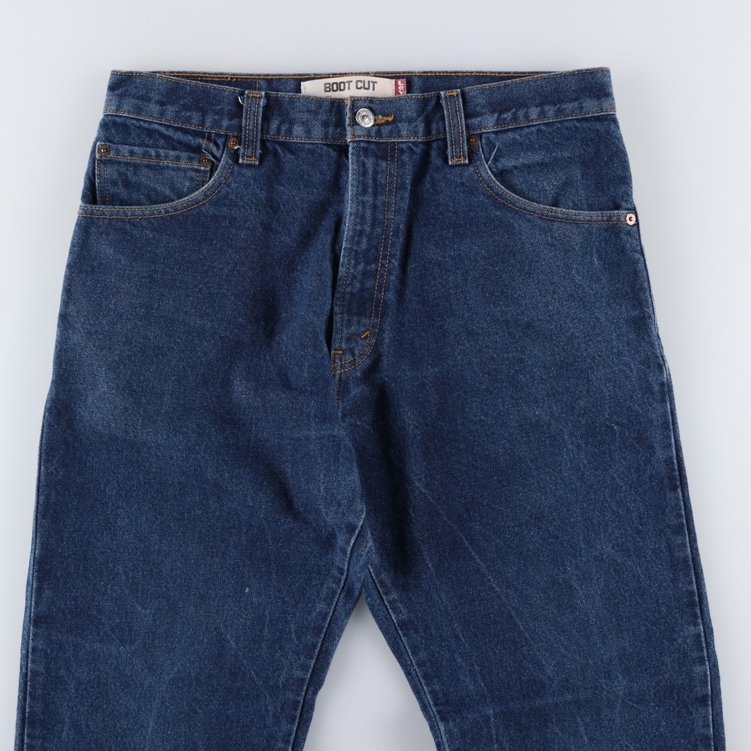 Levi's 517 BOOT CUT Bootcut denim pants for men, size w34 cotton blue type Vintage Second Hand