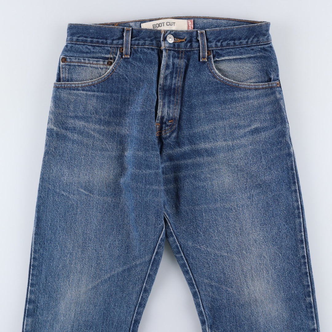 Levi's 517 BOOT CUT Bootcut denim pants for men, size w31 cotton blue type Vintage Second Hand