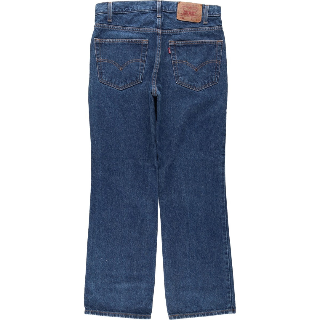 Levi's 517 Bootcut Denim Pants for Men, W33 equivalent unclear blue type Vintage Second Hand