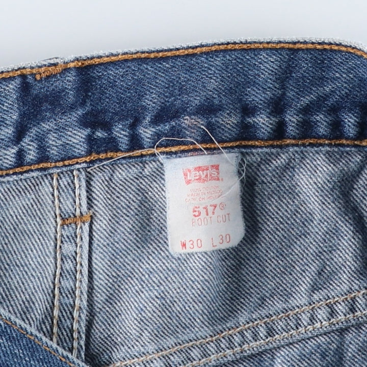 2000'S Levi's 00517-0216 Bootcut Denim Pants, Men's W30 (approx.) cotton blue type Vintage Second Hand