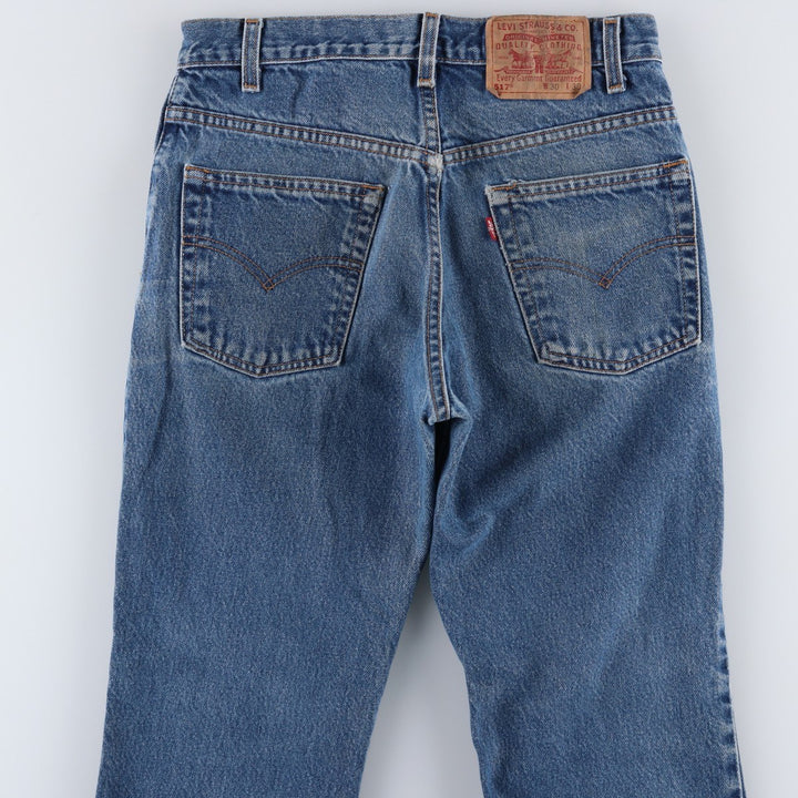 2000'S Levi's 00517-0216 Bootcut Denim Pants, Men's W30 (approx.) cotton blue type Vintage Second Hand