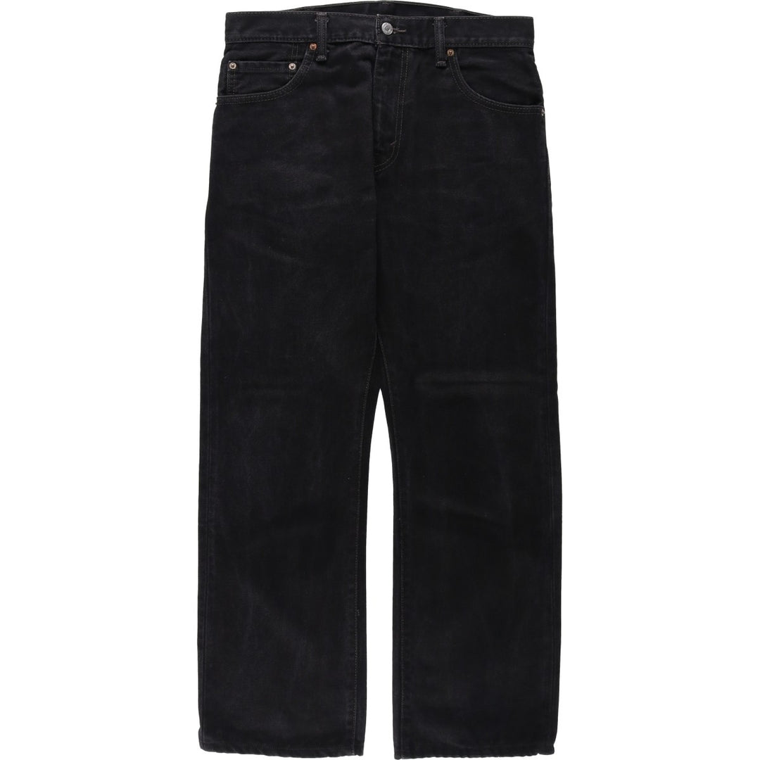 Levi's 517 Black Denim Bootcut Denim Pants for Men, W33 cotton black type Vintage Second Hand