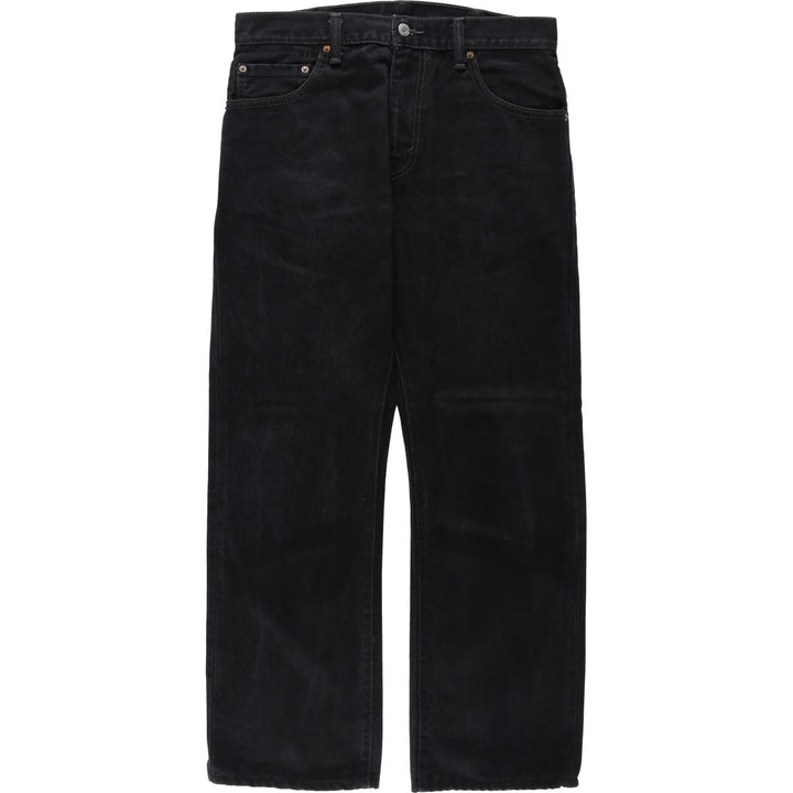 Levi's 517 Black Denim Bootcut Denim Pants for Men, W33 cotton black type Vintage Second Hand
