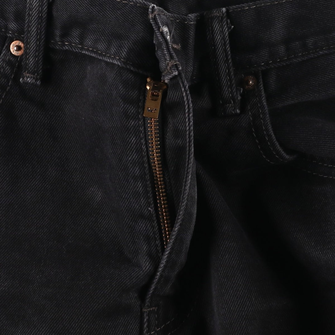 Levi's 517 Black Denim Bootcut Denim Pants for Men, W33 cotton black type Vintage Second Hand