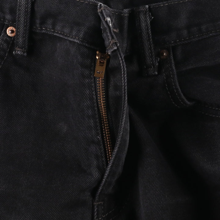 Levi's 517 Black Denim Bootcut Denim Pants for Men, W33 cotton black type Vintage Second Hand